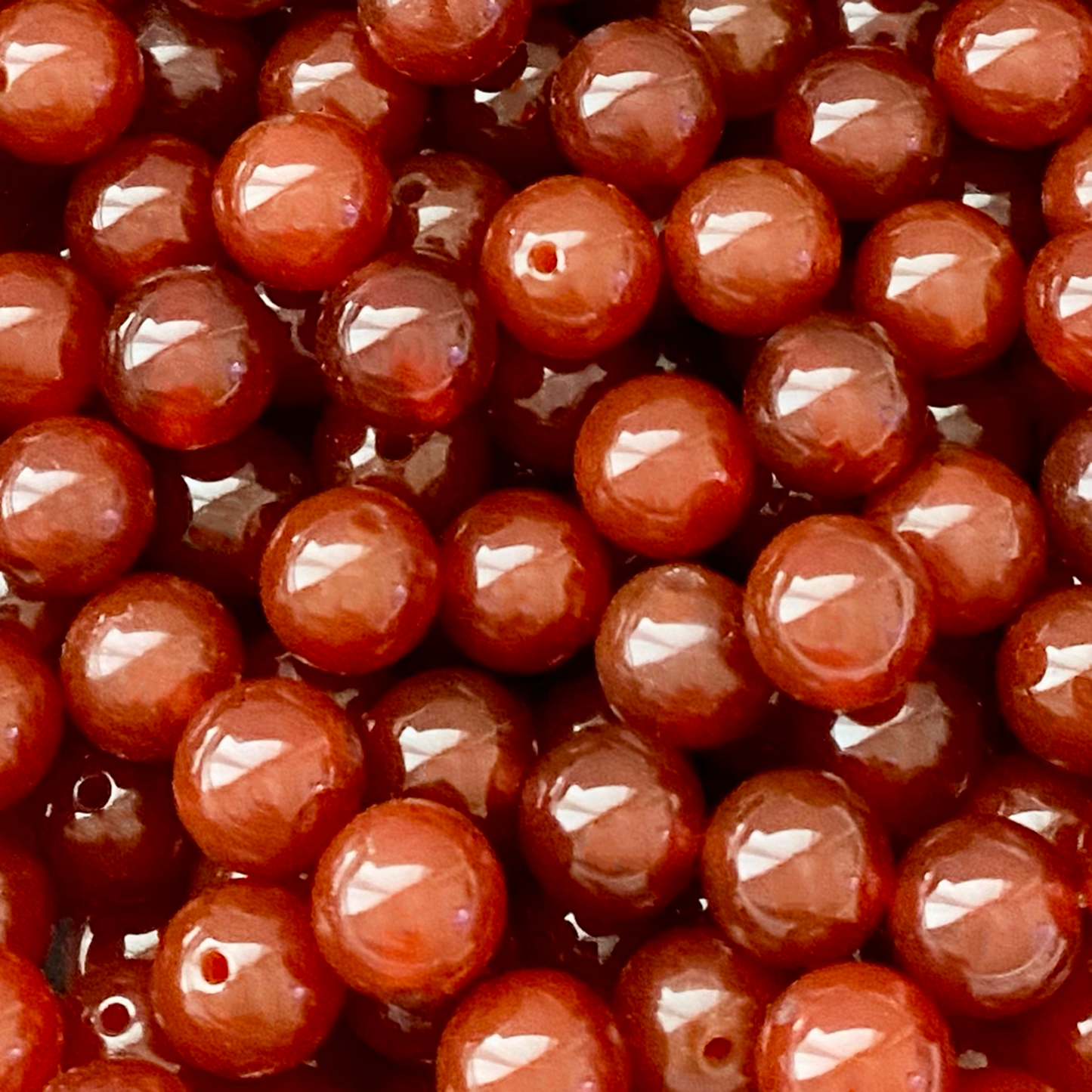 RED AGATE Necklace Fire Pulse