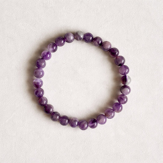 AMETHYST Bracelet Wood Insight 6mm