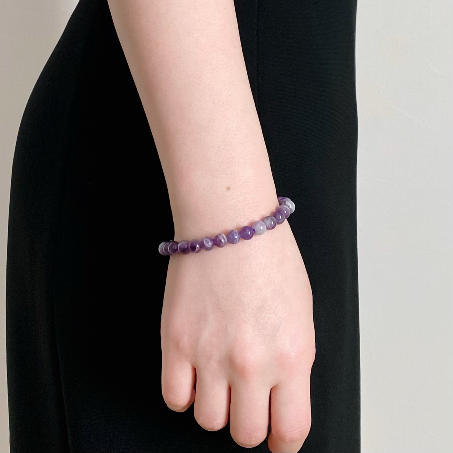 AMETHYST Bracelet Wood Insight 6mm