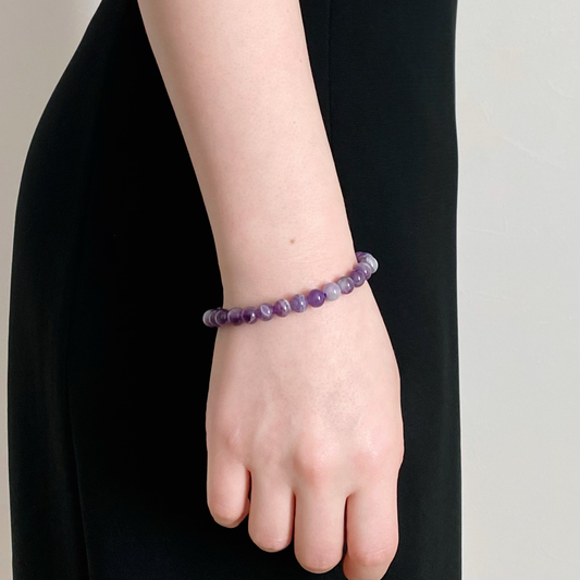 AMETHYST Bracelet Wood Insight 6mm