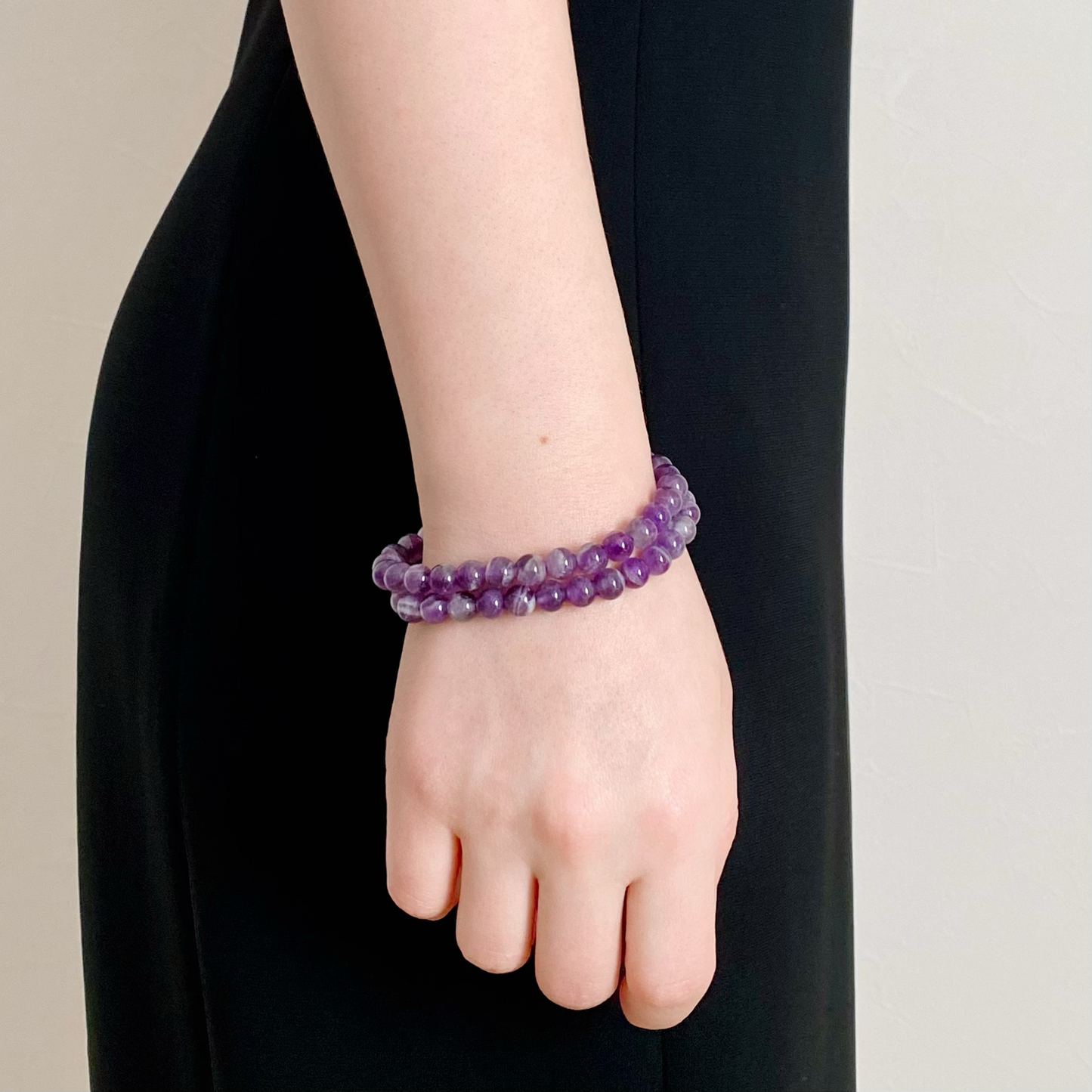 AMETHYST Bracelet Wood Insight 6mm