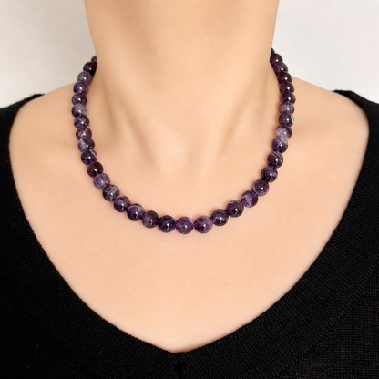 AMETHYST Necklace Wood Insight