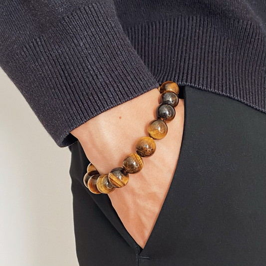 GOLDEN TIGER EYE Bracelet Water Direction 12mm