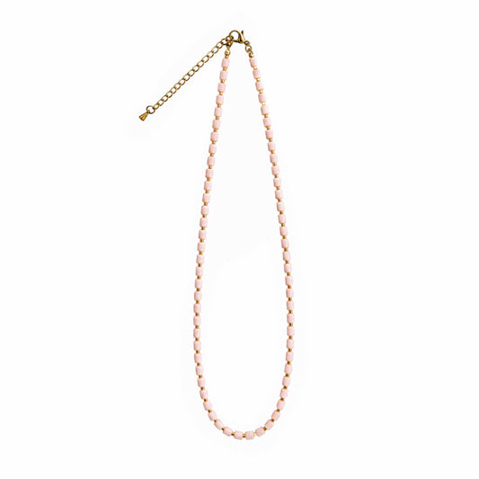 PINK SHELL Necklace Fire Radiance