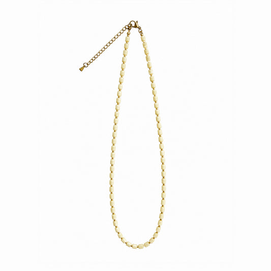 YELLOW SHELL Necklace Earth Ground