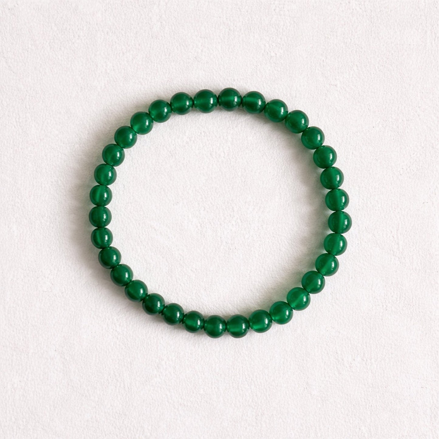 GREEN AGATE Bracelet Wood Origin 6mm