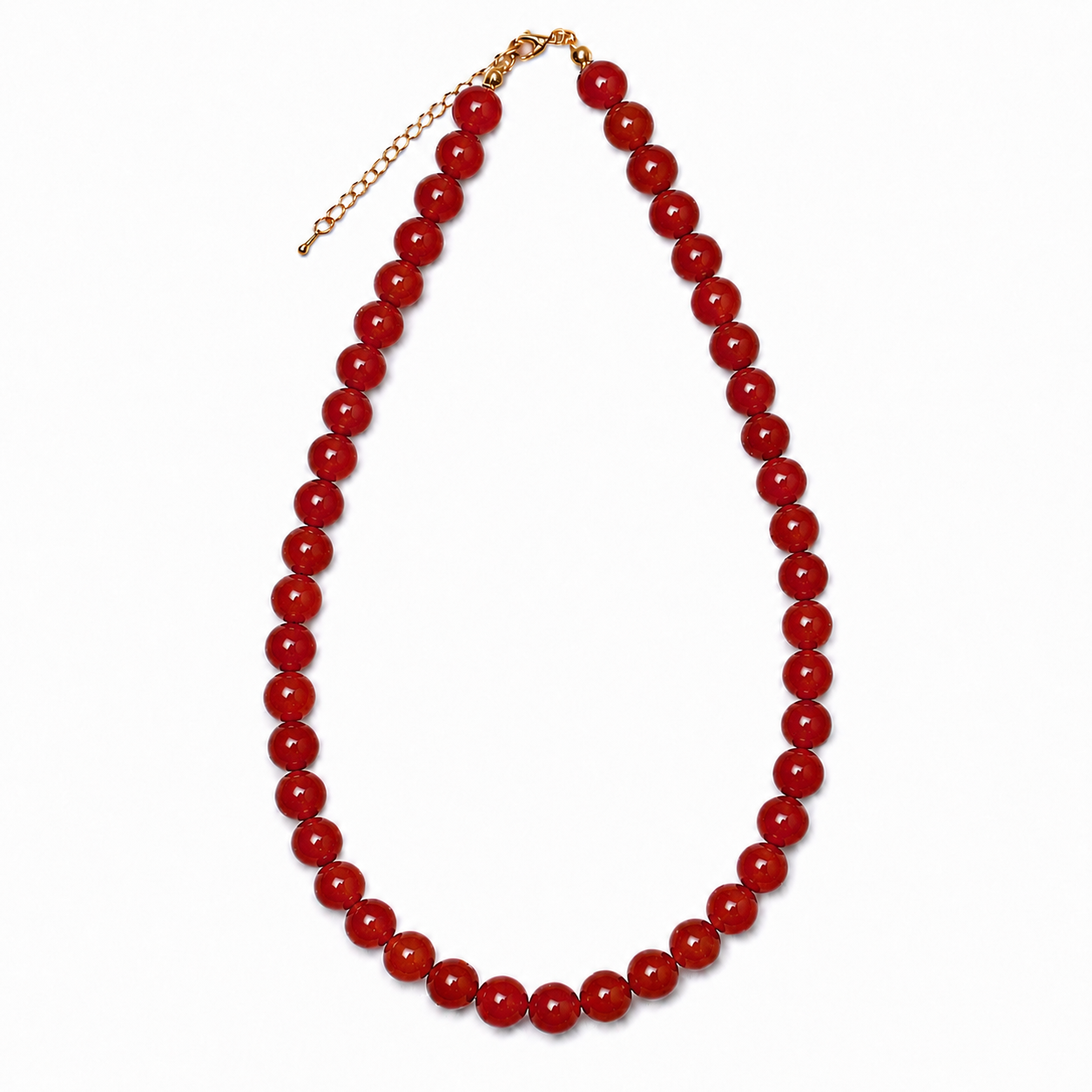 RED AGATE  Necklace Fire Pulse