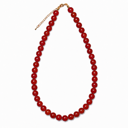 RED AGATE  Necklace Fire Pulse
