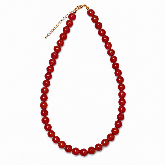 RED AGATE  Necklace Fire Pulse