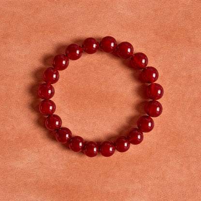 RED AGATE Bracelet Fire Pulse 10mm