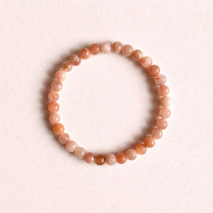 SUNSTONE Bracelet Fire Glow 6mm