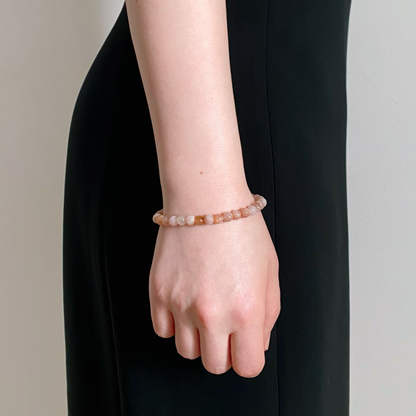 SUNSTONE Bracelet Fire Glow 6mm