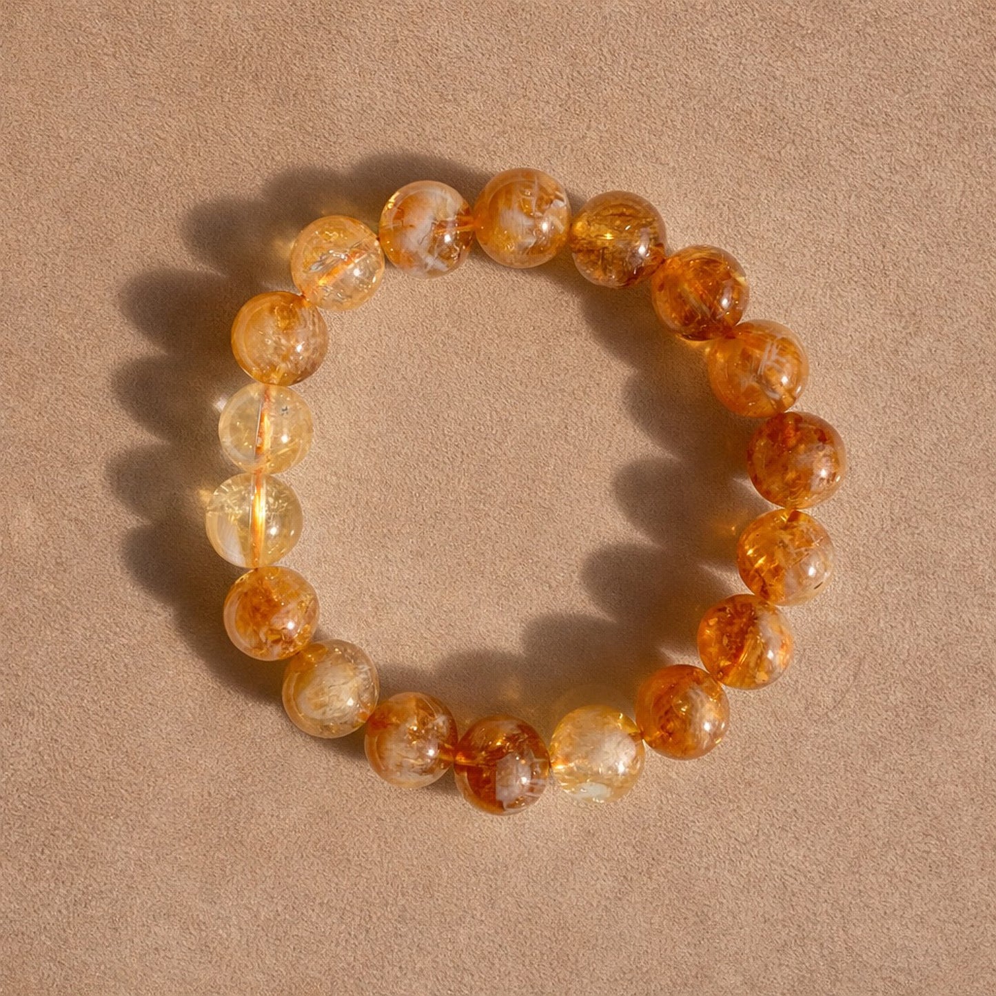 CITRINE Bracelet Earth Manifest 10mm