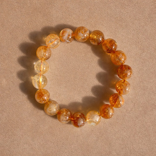 CITRINE Bracelet Earth Manifest 10mm