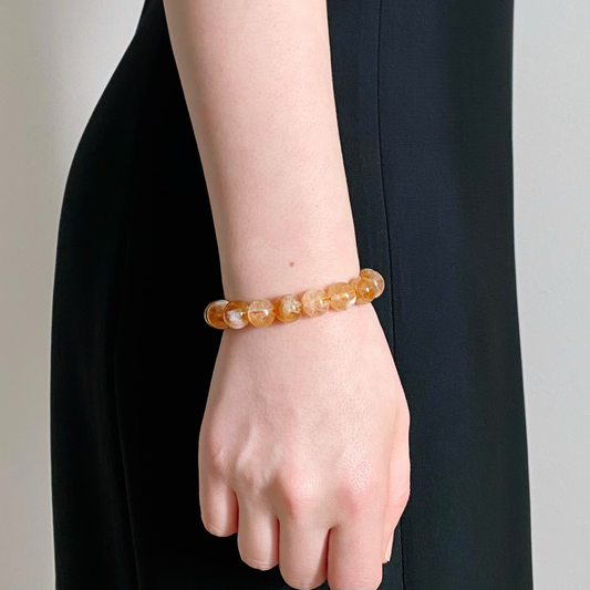 CITRINE Bracelet Earth Manifest 10mm